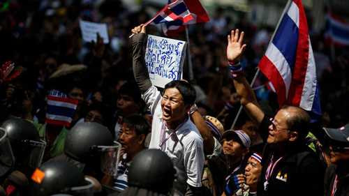 thái lan biểu tình