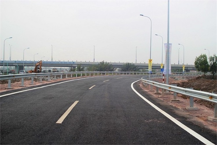 Đoạn dẫn lên đường cao tốc phía Vành đai 2, TP.HCM.