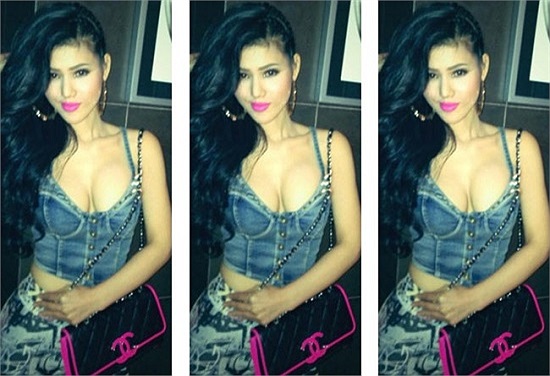 Maria Đinh Phương Ánh nổi tiếng với thân hình có nhiều bộ phận đã qua dao kéo. 