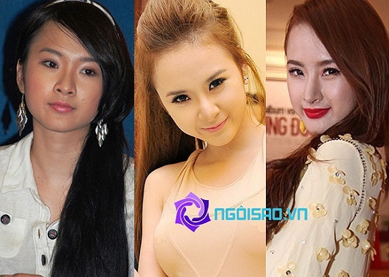 Thời gian đầu, Angela Phương xuất hiện với chiếc mũi chưa lành hẳn rất đáng sợ. Hiện giờ, chiếc mũi mới của Angela Phương Trinh nhìn đã 'ăn nhập' hơn với khuôn mặt của cô nàng.