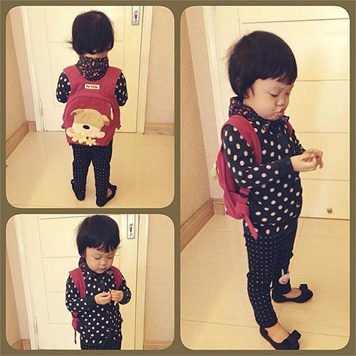 Cô nhóc Sumo của MC Diệp Chi và Trung Kiên đang theo học tại hệ thống trường mẫu giáo khá nổi tiếng ở Hà Nội. 