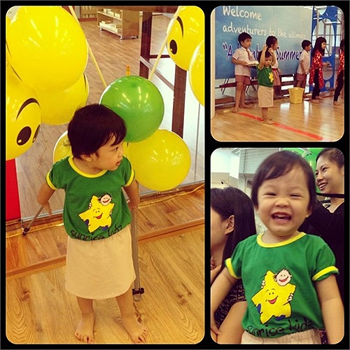 Ở đây, các em nhỏ là trung tâm còn giáo viên chỉ là những người hướng dẫn chứ không áp đặt suy nghĩ của người lớn lên trẻ con. 