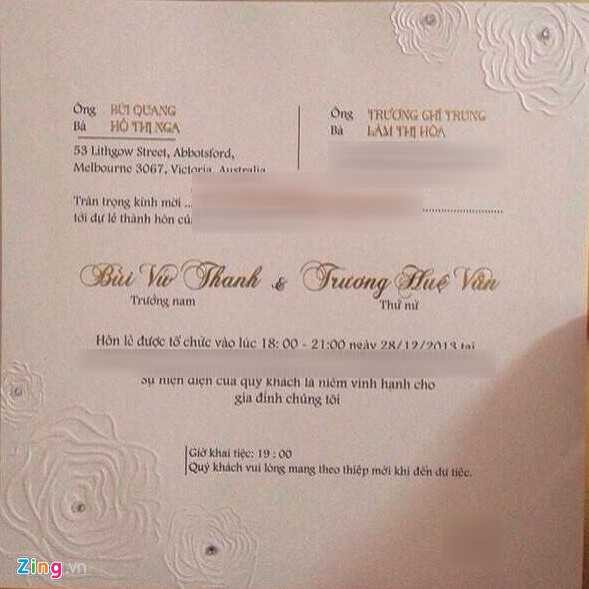 Thanh Bùi cưới vợ hot girl