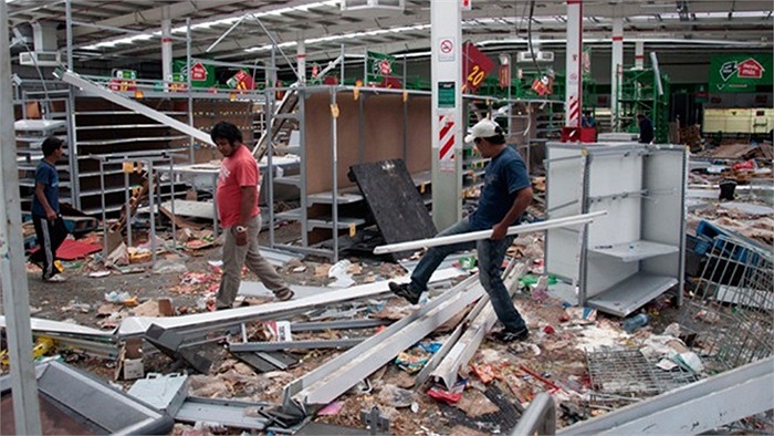 Tình trạng hỗn loạn xảy ra tại thành phố Cordoba City, thủ phủ tỉnh Cordoba từ hôm 3/12 sau khi cảnh sát trong khu vực đình công đòi tăng lương