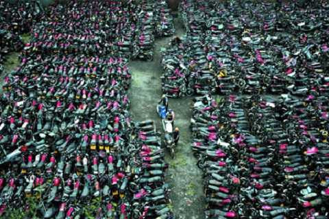 cấm xe máy trung quốc