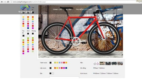 xe đạp không phanh TOPBIKE Fix