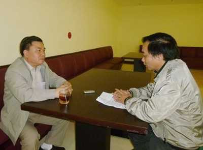 Nguyên Thứ trưởng Bộ TT-TT Đỗ Quý Doãn trả lời phỏng vấn báo điện tử Infonet sáng 4/12.