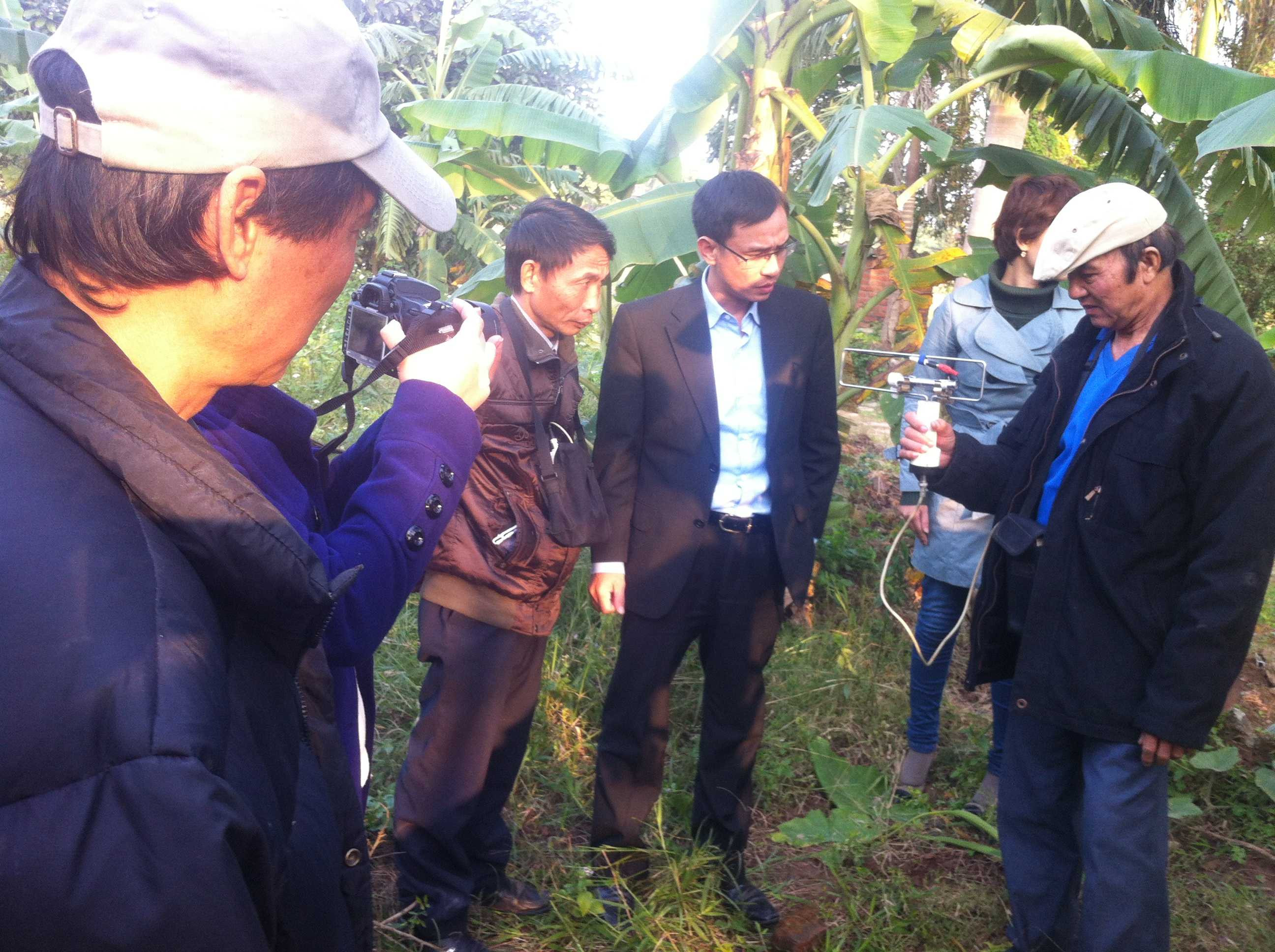 Đây chính là vị trí được cho là chôn xác chị Huyền trong giấc mơ của chị Hằng.