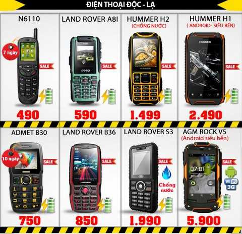 Xả hàng ĐTDD, máy tính bảng cực "sốc"