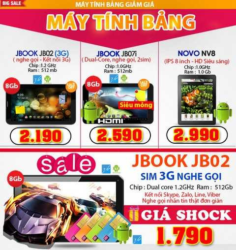 Xả hàng ĐTDD, máy tính bảng cực "sốc"