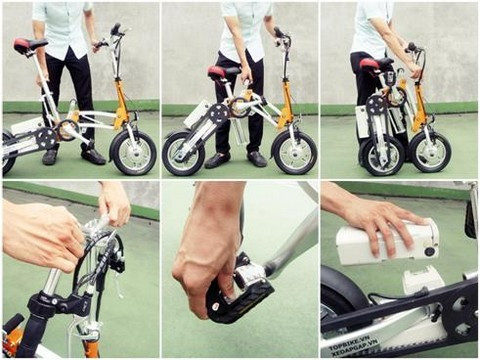 Vietbike giới thiệu xe đạp điện bỏ túi – thông minh như robot 