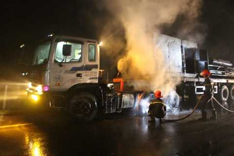 Hiện trưởng xảy ra vụ cháy Hiện trưởng xảy ra vụ cháy