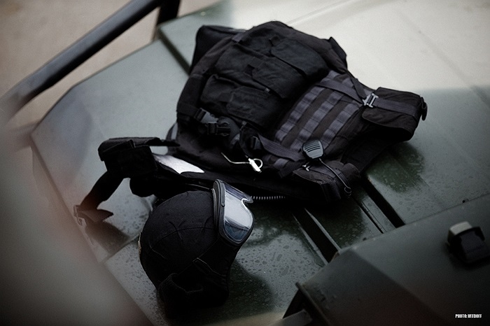 Mũ bảo hiểm và các trang thiết bị của đặc nhiệm Nga