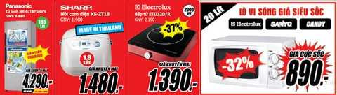 Media Mart gây sốc với “3 ngày vàng” Tháng khuyến mãi