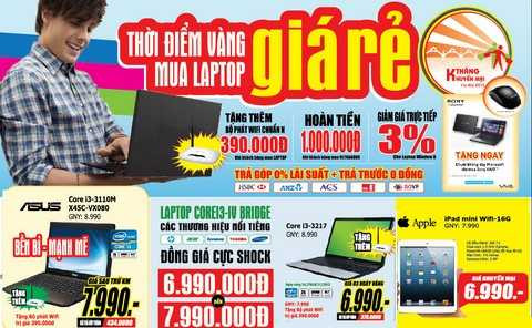 Media Mart gây sốc với “3 ngày vàng” Tháng khuyến mãi
