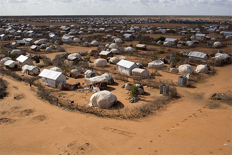 Quang cảnh khu trại tị nạn tại Dadaab, Garissa, miền Đông Bắc Kenya