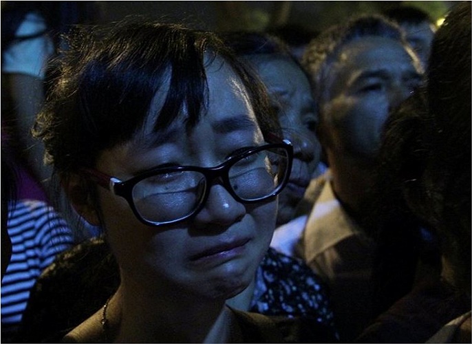 Cô sinh viên khóc nghẹn vì không thể đến sớm hơn...