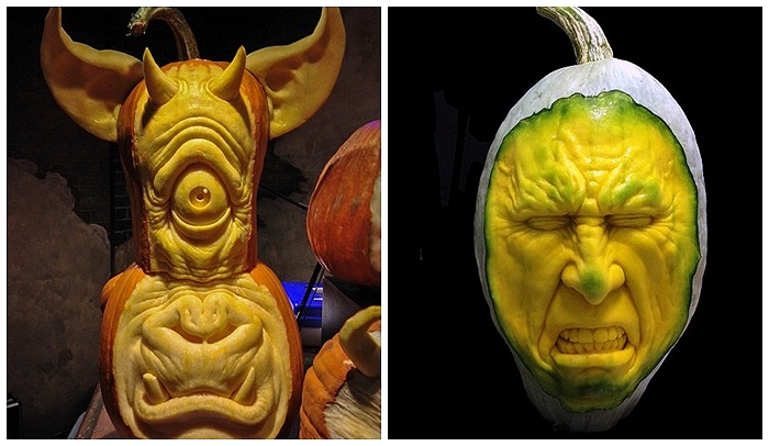 Ray Vilafance chia sẻ: 'Tôi nghĩ rằng, nhiều người dân Mỹ đã từng ít nhất một lần cắt tỉa bí ngô. Khi bạn khắc một khuôn mặt hay hình tượng gì đó, nó sẽ trở nên sống động hơn nhiều'.