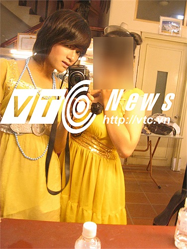 Hương Giang năm 2008 vẫn có những nét khá nam tính trên gương mặt.