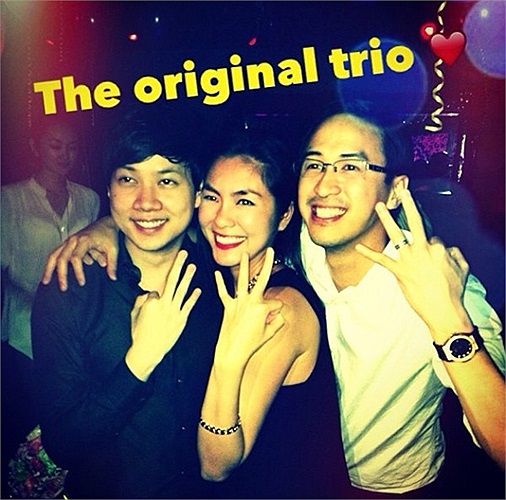 Hình ảnh mới nhất của Hà Tăng bên chồng khi cô đón sinh nhật tuổi 27. 