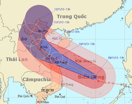bão haiyan, bão hải yến