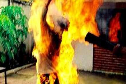 cháy xăng, chết, bỏng, cấp cứu, bệnh viện