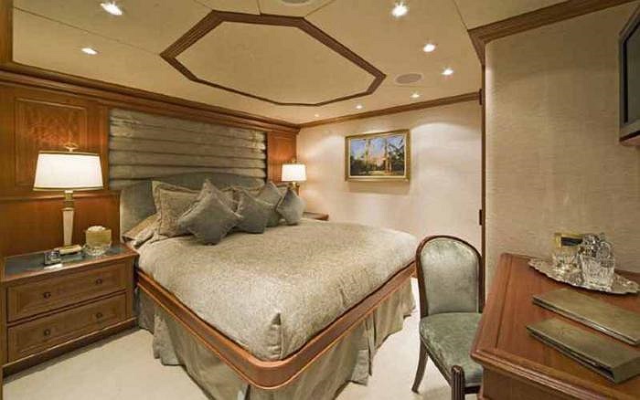 Có rất nhiều phòng dành cho khách trên chiếc siêu du thuyền. 