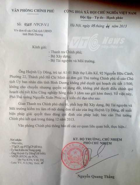 Dũng "lò vôi", Huỳnh Uy Dũng, Lê Thanh Cung, tố cáo, tham nhũng, đất đai