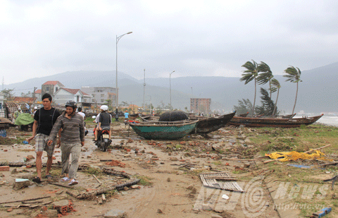 Đà Nẵng, siêu bão, bão Haiyan, tàn phá, sơ tán, đóng cửa, tàu thuyền
