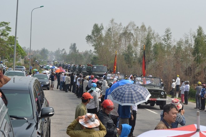 Đại tướng đã yên giấc ngàn thu trong lòng đất mẹ