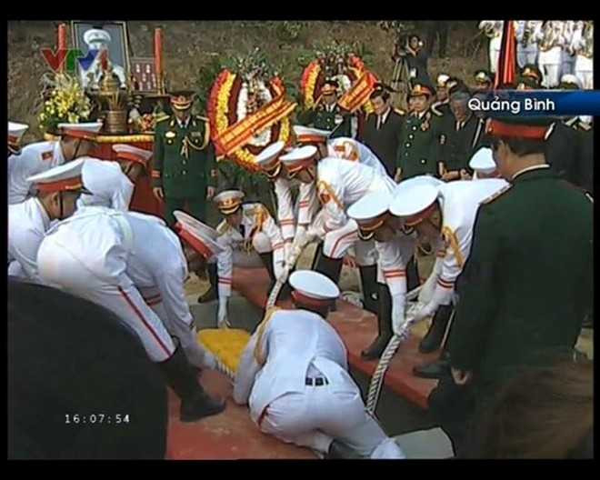 Đại tướng đã yên giấc ngàn thu trong lòng đất mẹ