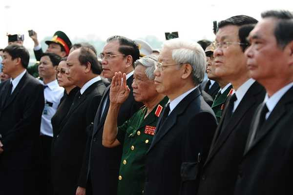 Đại tướng đã yên giấc ngàn thu trong lòng đất mẹ