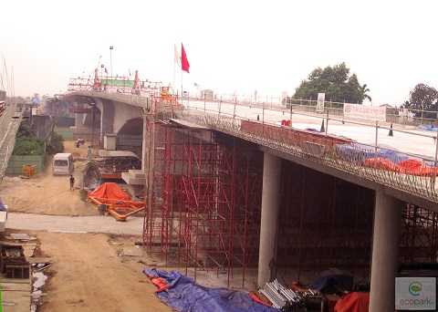 Ecopark hợp long cầu Bắc Hưng Hải trị giá 500 tỷ đồng