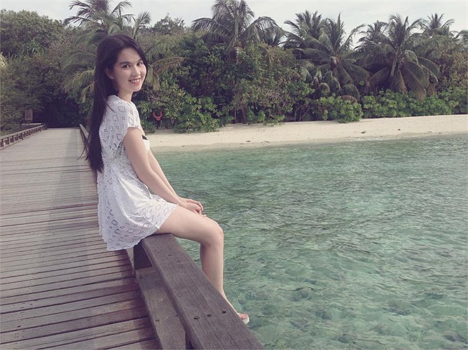 Ngọc Trinh đáng yêu.