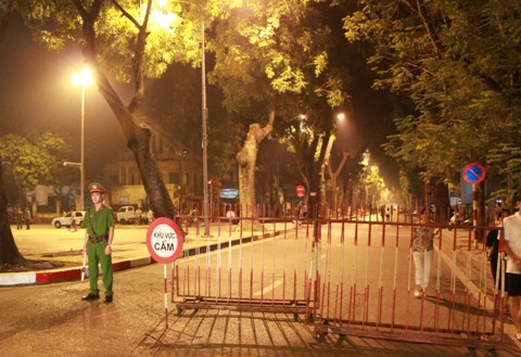 Hà Nội thắt chặt an ninh trong lễ Quốc tang Đại tướng