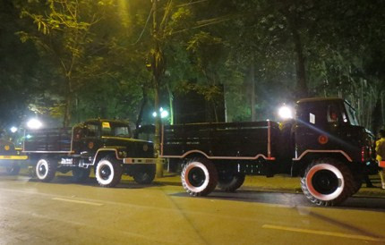 Hà Nội thắt chặt an ninh trong lễ Quốc tang Đại tướng