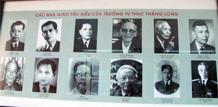 Các thế hệ thầy giáo đầu tiên trường tiểu học Thăng Long