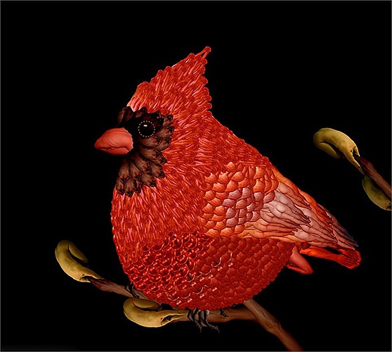 Khó mà nhận ra đây là bức ảnh được tạo bởi hàng trăm nghìn người mẫu khỏa thân