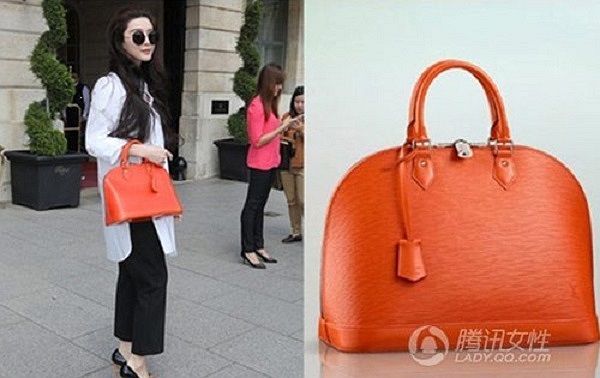 Trong BST túi xách hàng hiệu của mình, cô có khá nhiều những chiếc túi LV hiệu Alma, giá di động từ vài nghìn đến chục nghìn USD tùy chất liệu, kích cỡ.