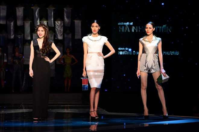 Thủy Tiên bị 'dìm hàng' trên sàn catwalk