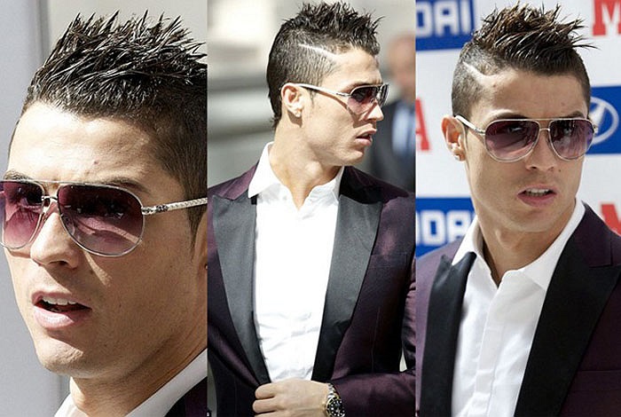 Ngoài chơi đồng hồ, Ronaldo cũng cực thích kính mát