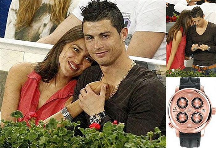 Đi chơi với Irina, chân sút 28 tuổi thường chọn chiếc Jacob & Co GMT được xác định có giá xấp xỉ 1 tỷ đồng