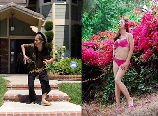 Thời gian qua, công chúng bất ngờ khi Thúy Nga bỗng dưng lên ngôi Á hậu, đầu đội vương miện và thỉnh thoảng tung những bộ hình biniki nóng bỏng. 