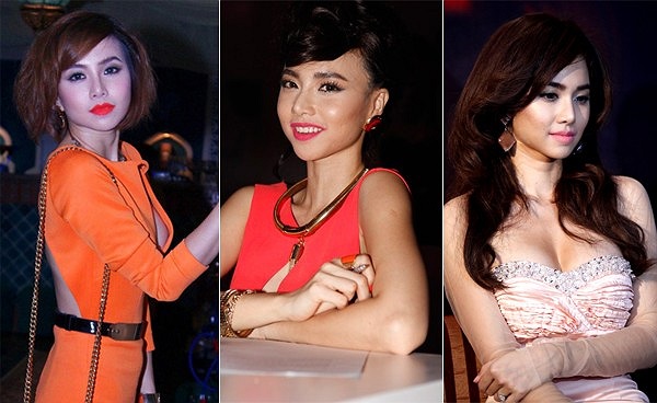 Đinh Ngọc Diệp cũng khiến nhiều người tiếc nuối cho gương mặt đẹp của cô mỗi khi bị phấn trang điểm dày cộp 'dìm hàng'. 