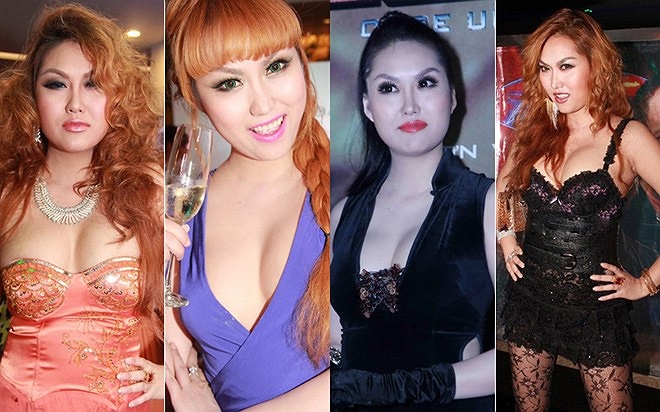 Từ khi còn da nâu, Phi Thanh Vân vốn có thói quen trang điểm khá đậm. 