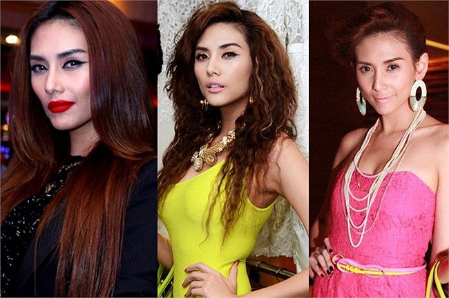 Lớp trang điểm dày cộp khiến cô già hơn nhiều so với tuổi thật, thậm chí còn gây sợ hãi cho người đối diện. 