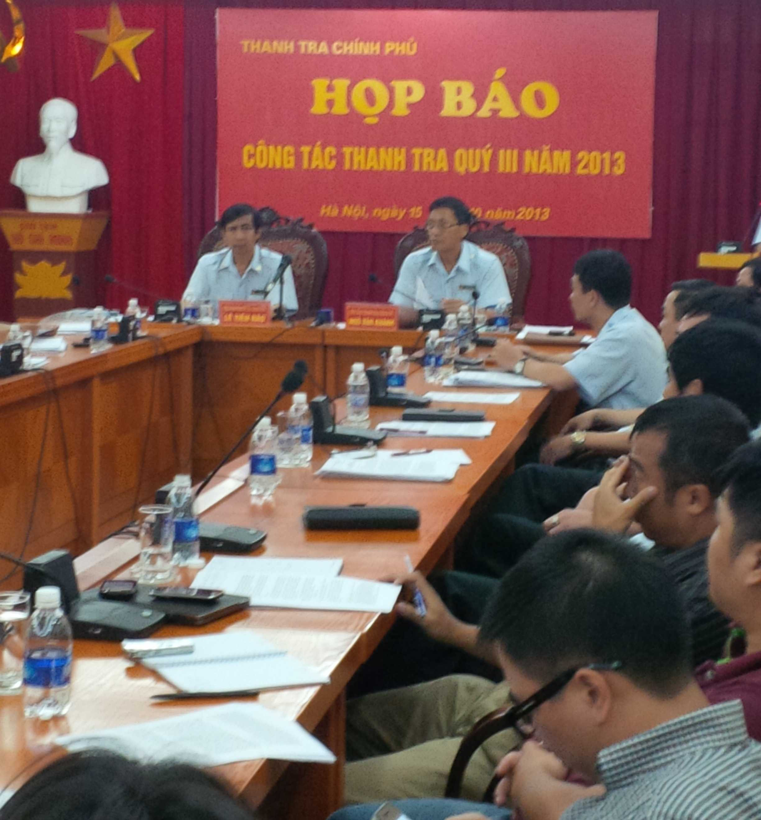 thanh tra chính phủ