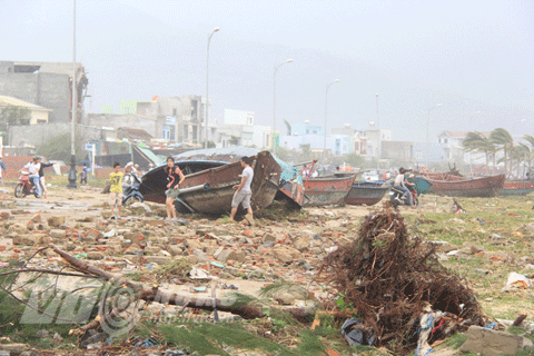 Đà Nẵng, Bão số 11, miền trung, thương vong, người chết, tang hoang