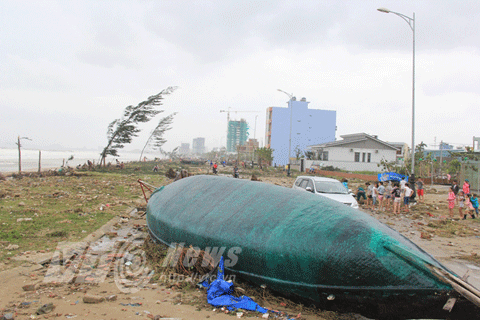 Đà Nẵng, Bão số 11, miền trung, thương vong, người chết, tang hoang