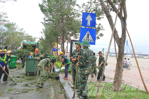 Đà Nẵng, Bão số 11, miền trung, thương vong, người chết, tang hoang